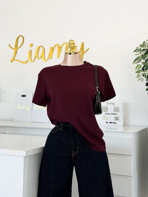Blusa básica oversize
