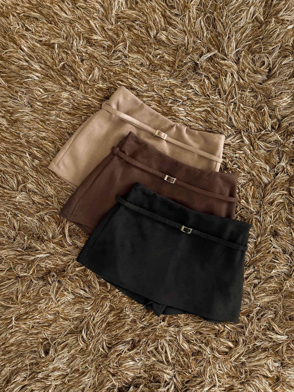 Falda short cinto
