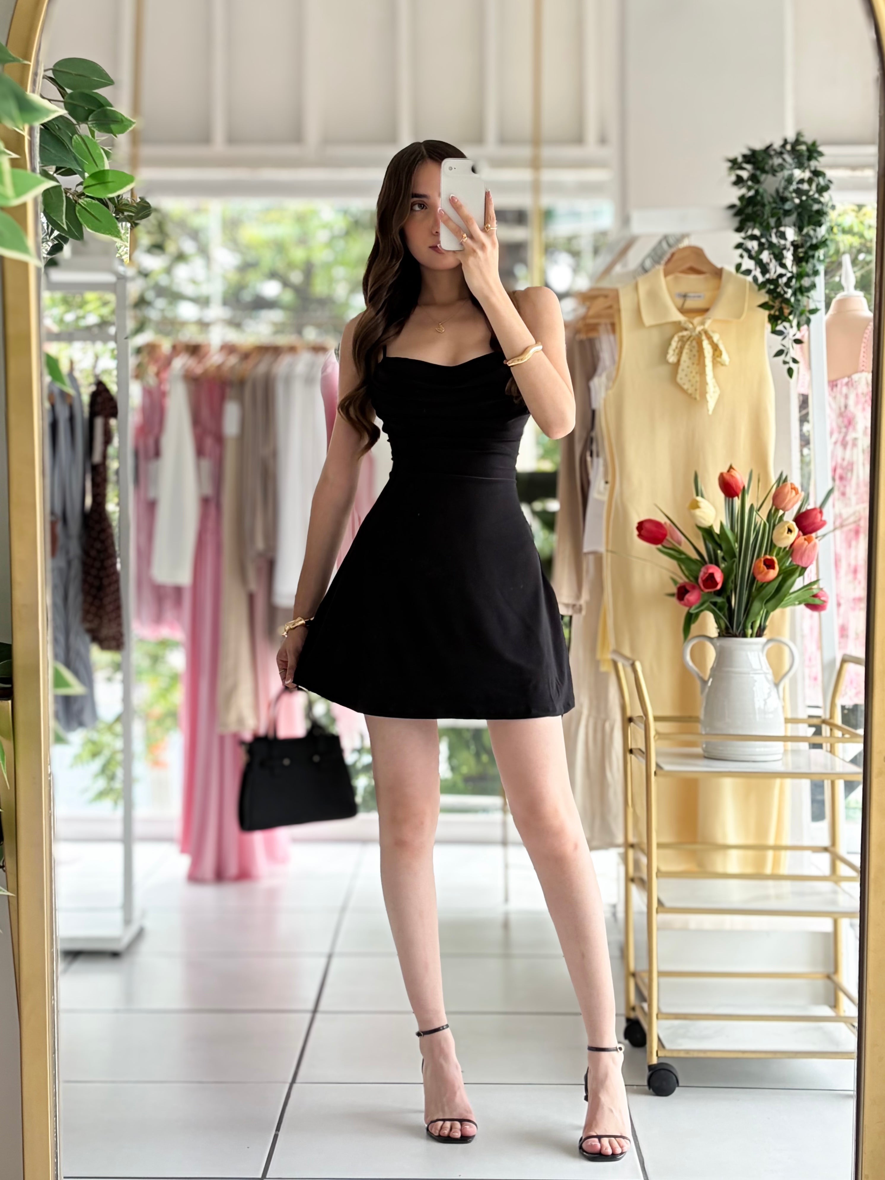Vestido copas vuelo