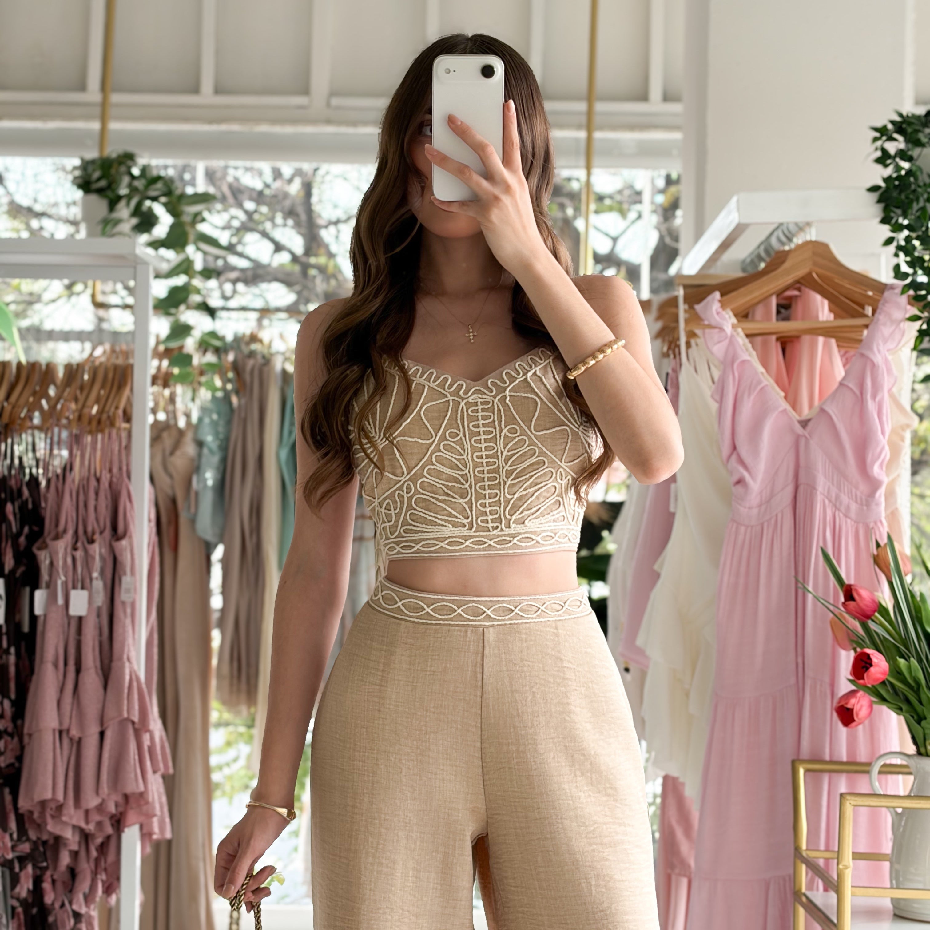 Set pantalón top figuras