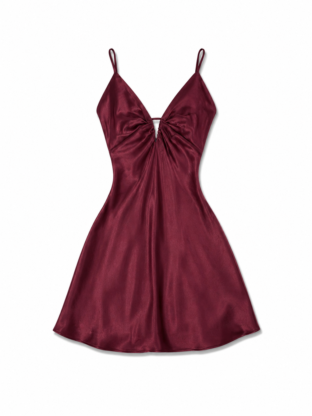 Vestido satén vuelo
