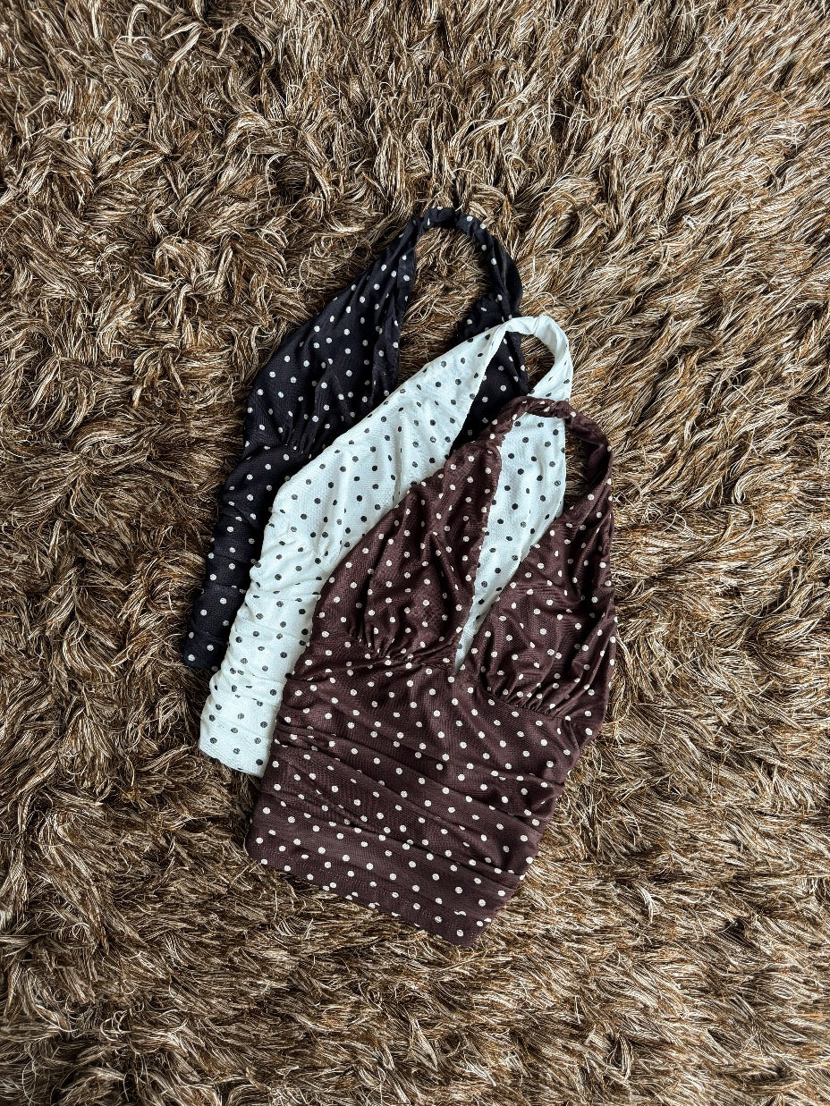 Blusa Halter puntos