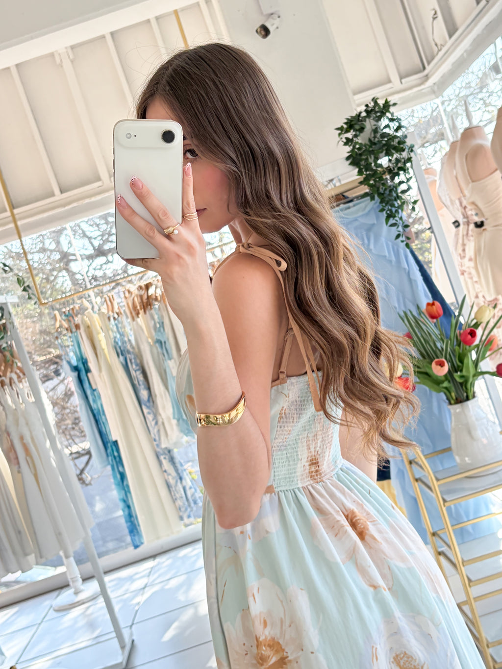 Vestido tirante jareta