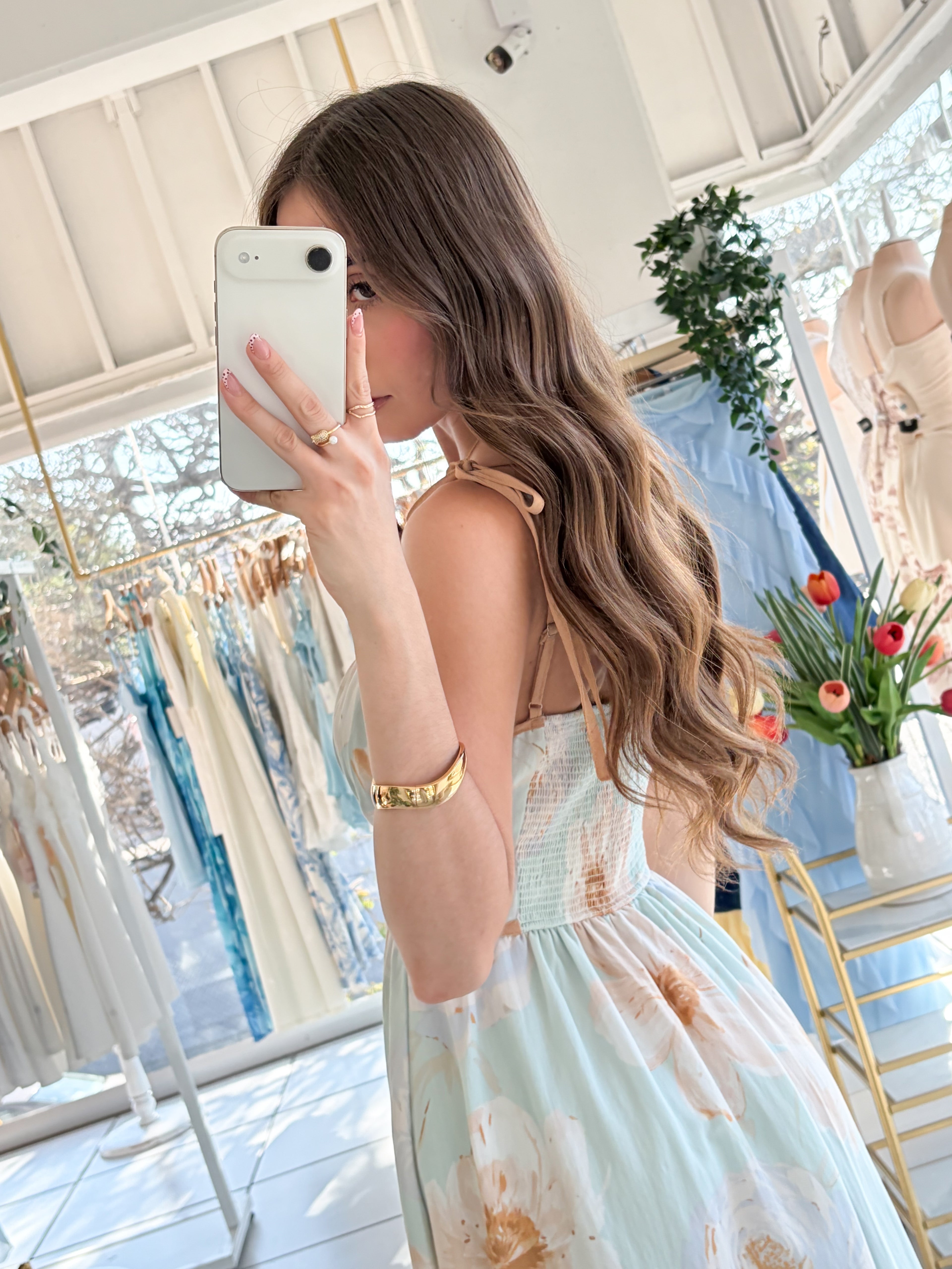 Vestido tirante jareta