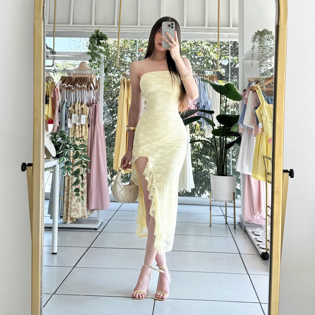 Vestido encaje olan