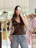 Blusa chaquiras mesh