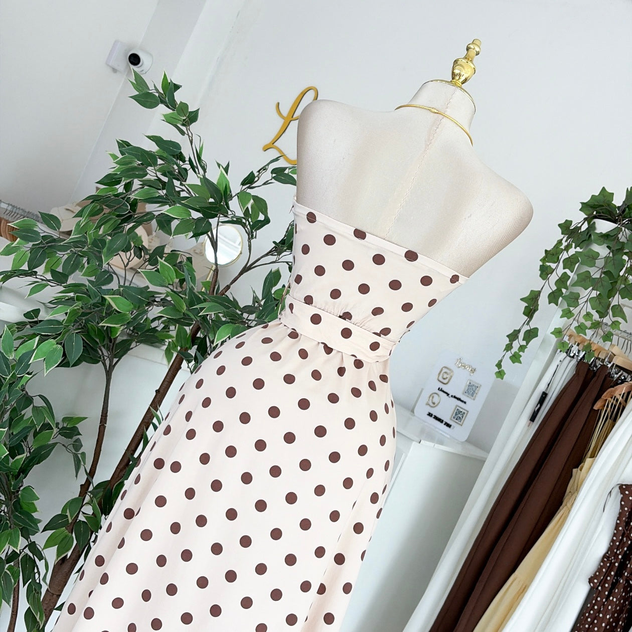 Vestido boleado cinto