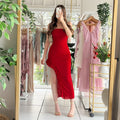 Vestido mesh Olán