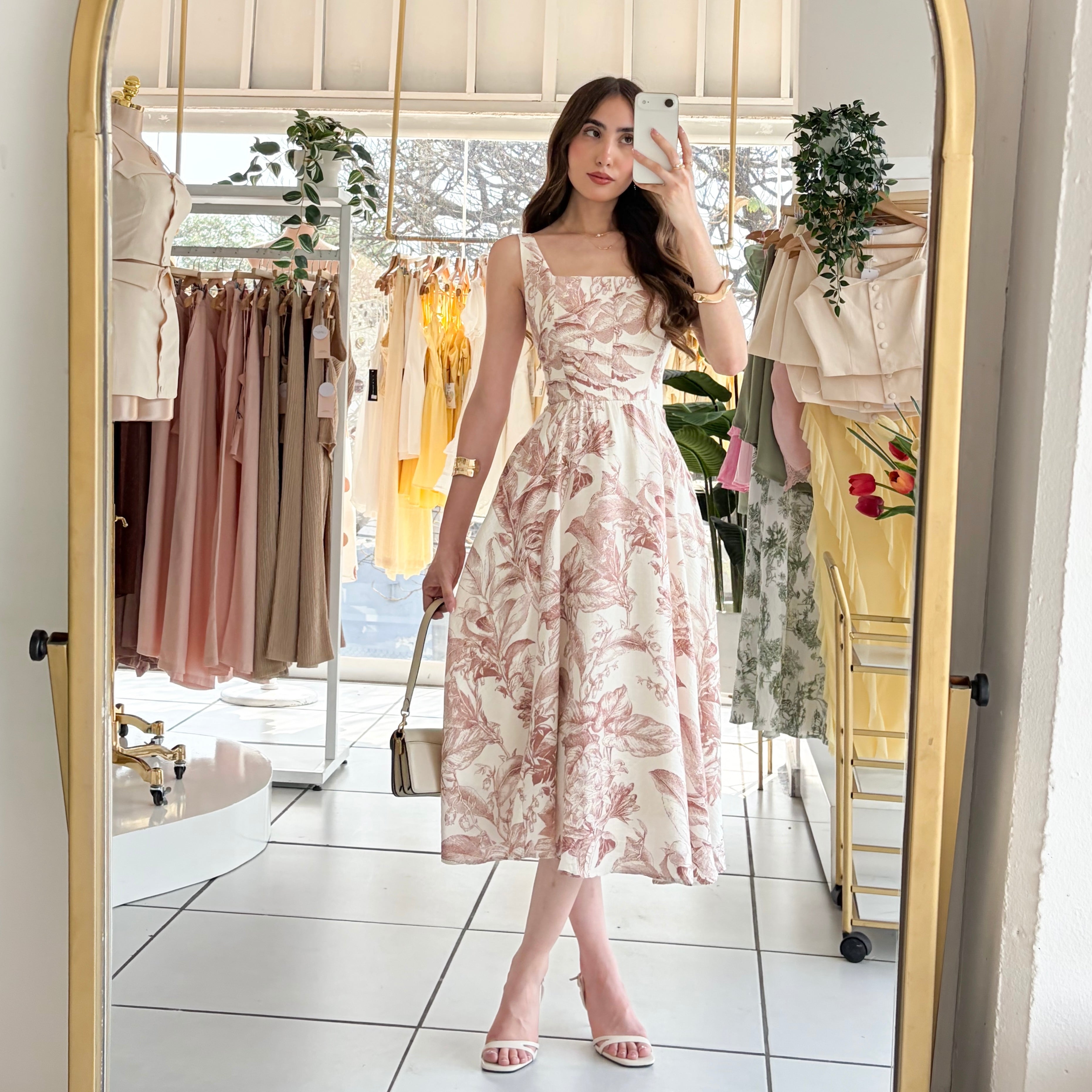 Vestido largo tirantes