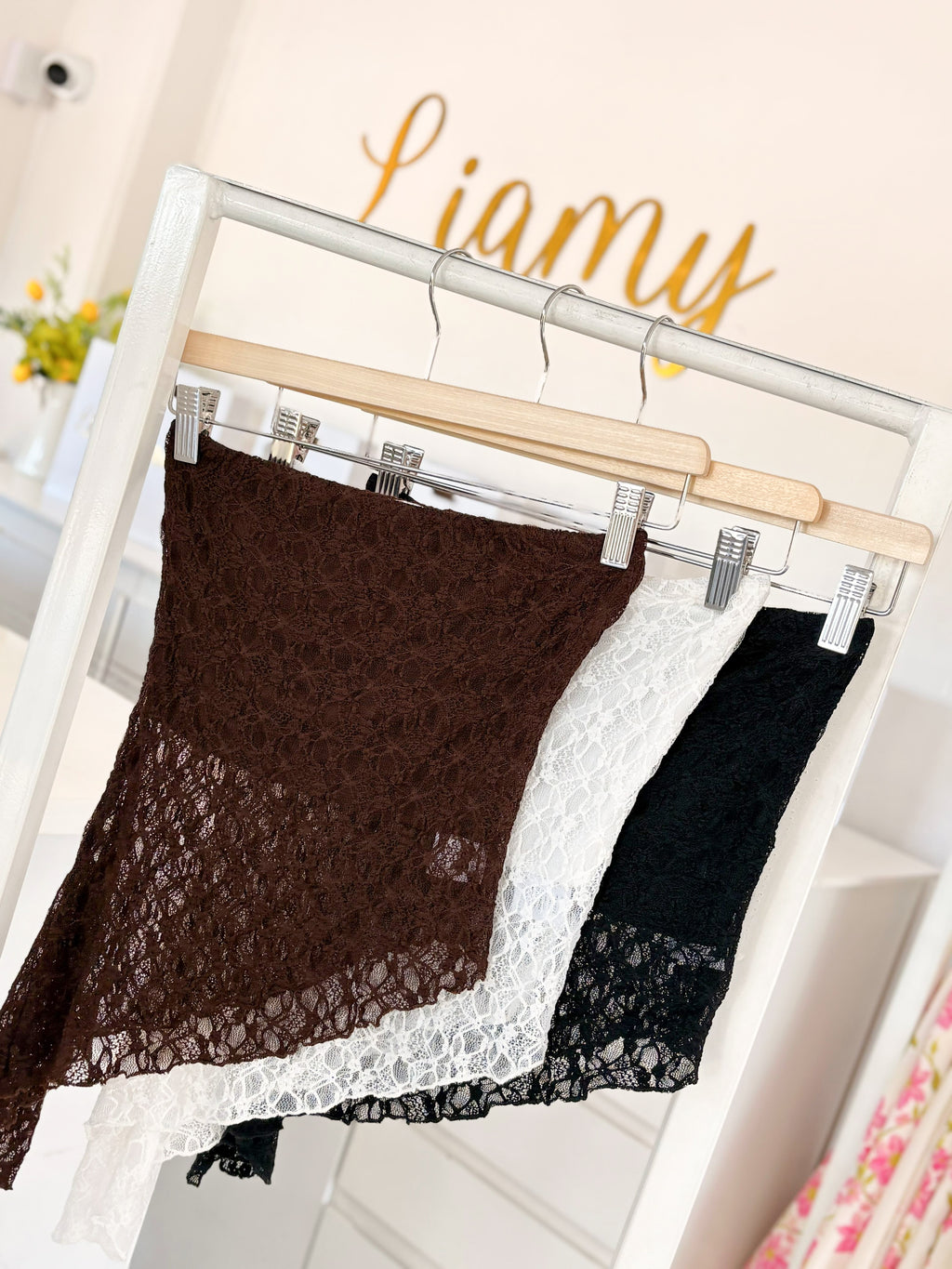 Blusa straple encaje