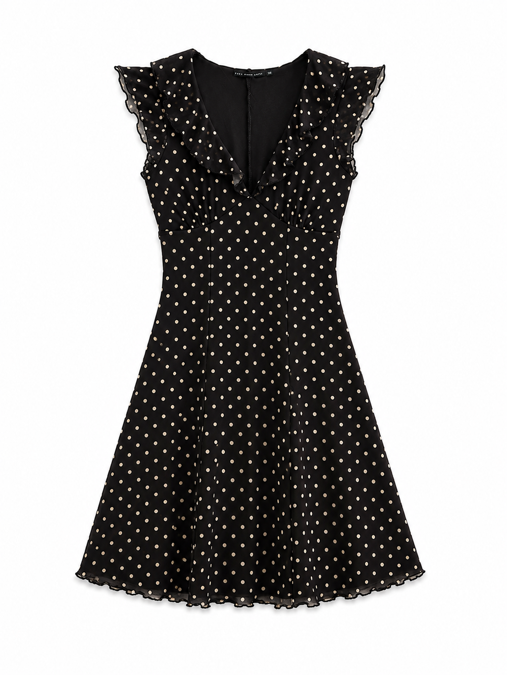 Vestido lunares Olán pecho