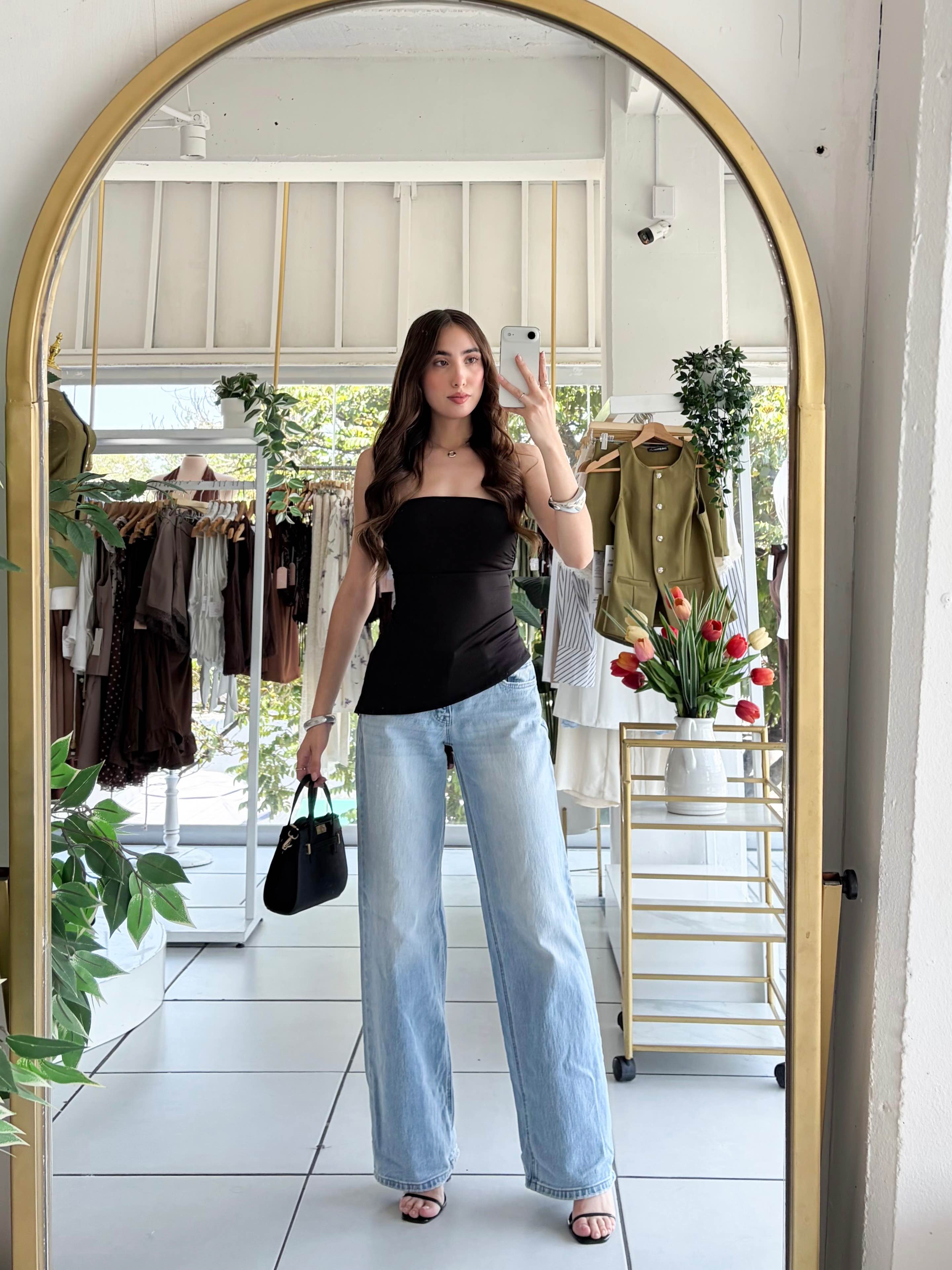 Blusa straple diagonal