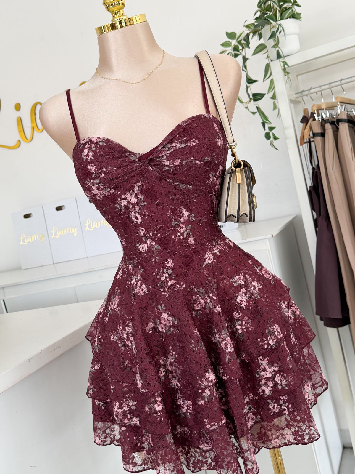 Vestido flores olanes