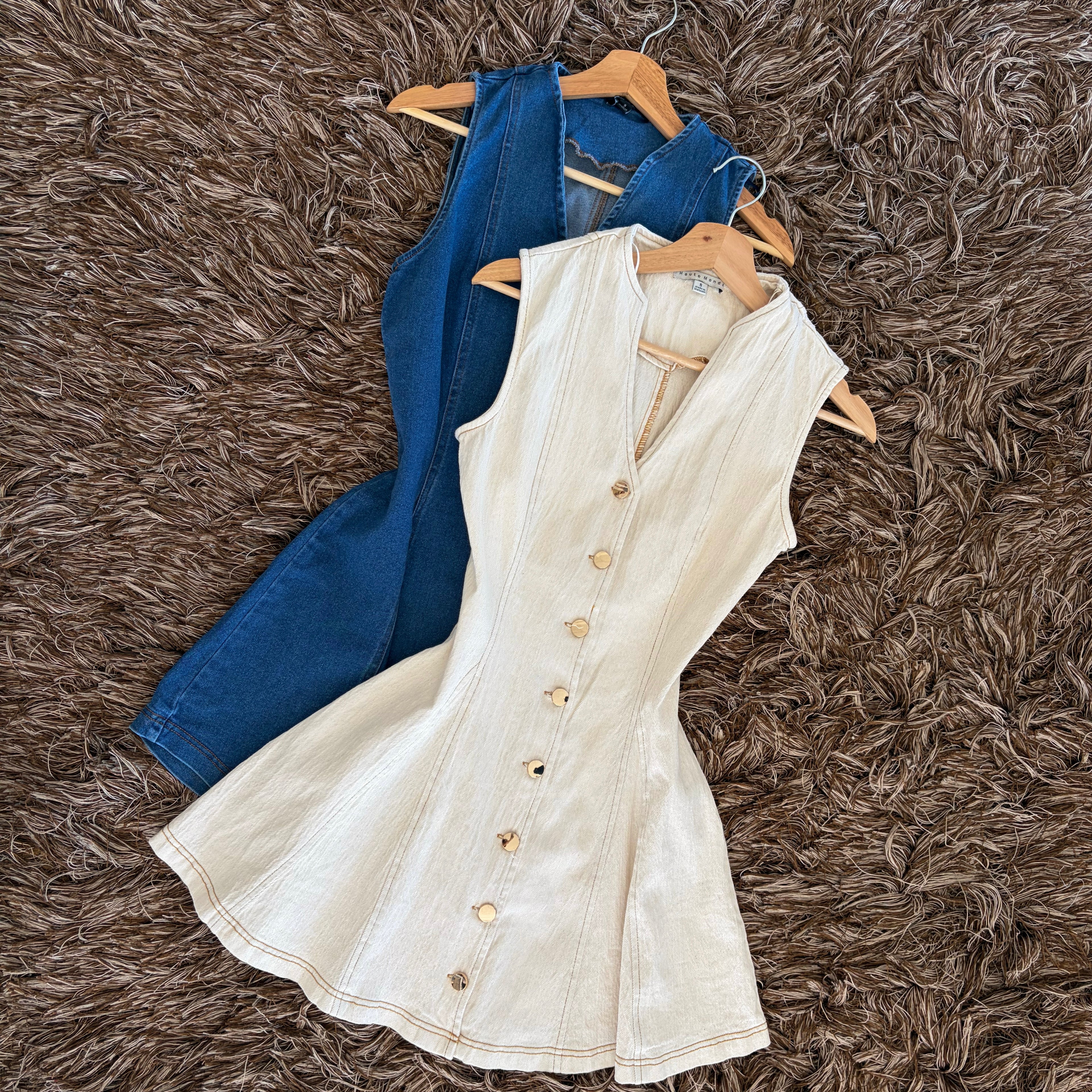 Vestido mezclilla botones