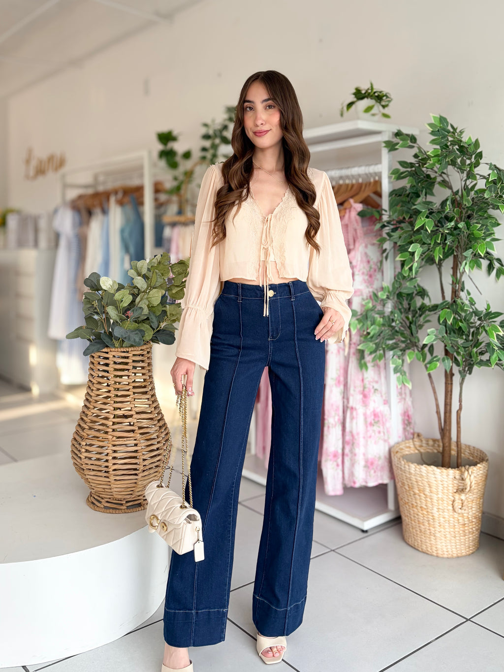 Jeans costura delantera
