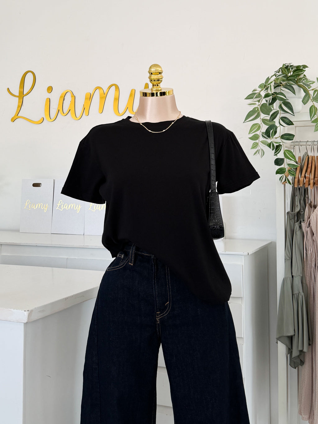 Blusa básica oversize