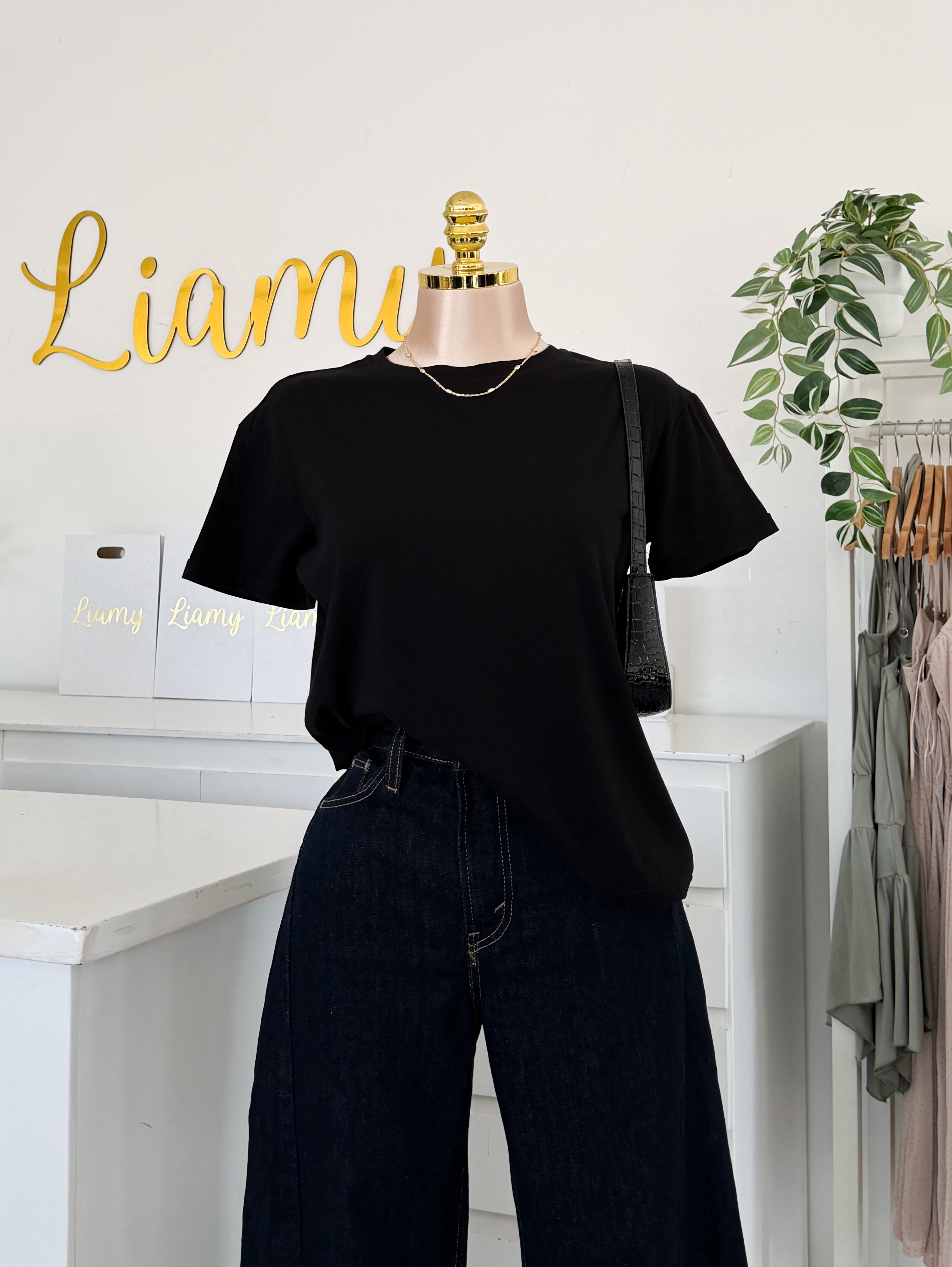 Blusa básica oversize