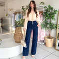 Jeans costura delantera