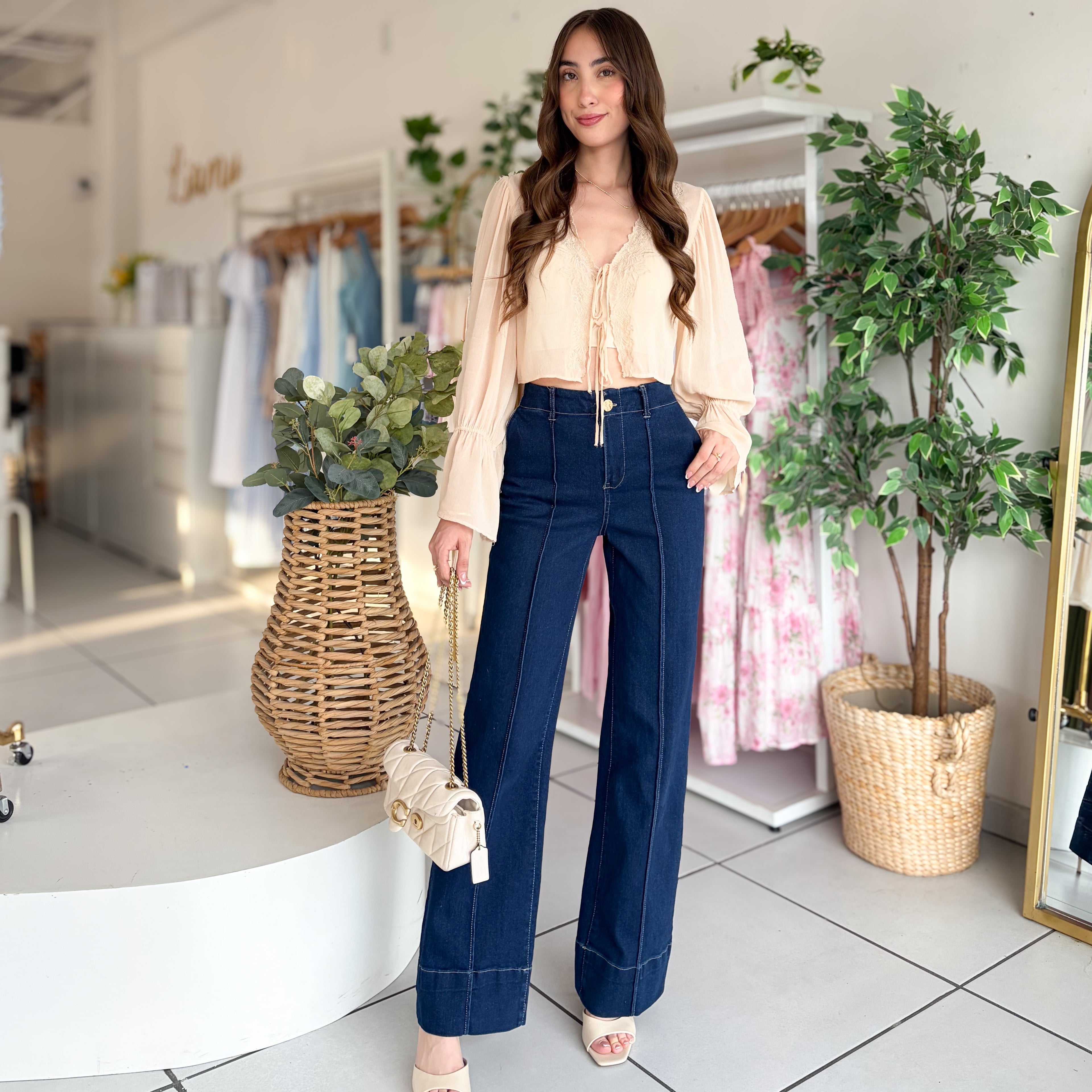 Jeans costura delantera