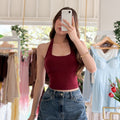 Top básico Halter copas