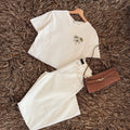 Blusa palmas bordadas