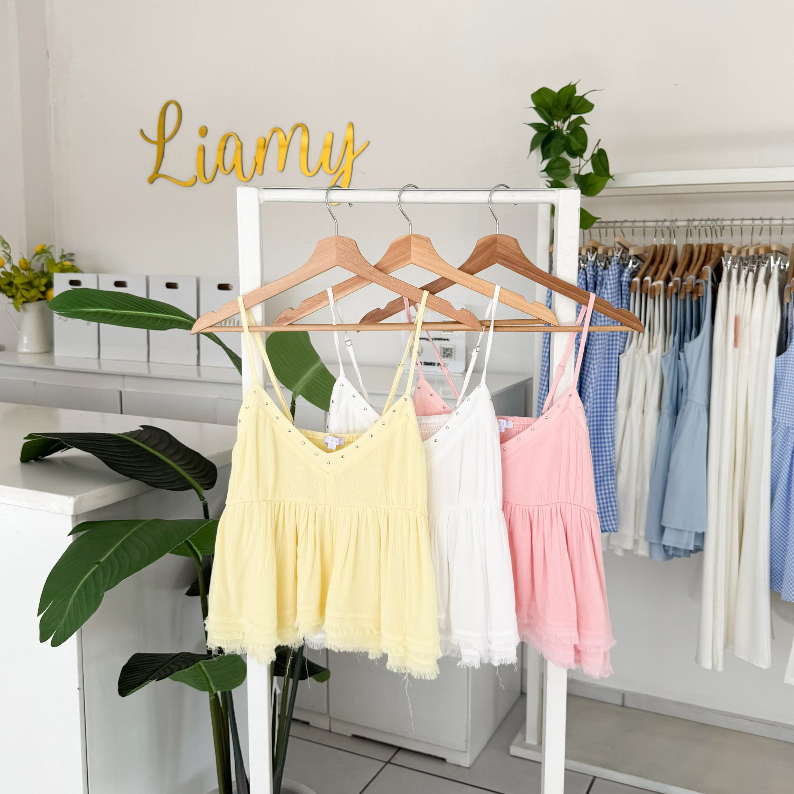Blusa tirantes estoperoles