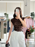 Blusa encaje floral