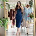 Vestido mezclilla largo