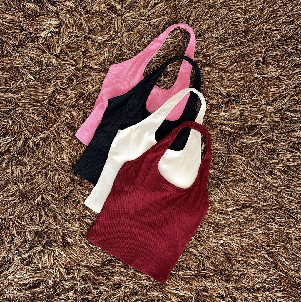 Top básico Halter copas