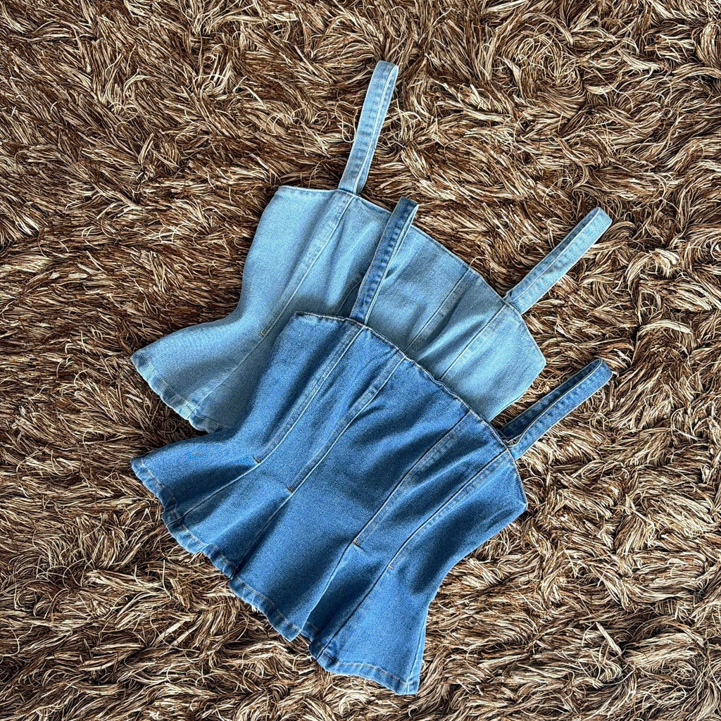 Blusa mezclilla tirantes