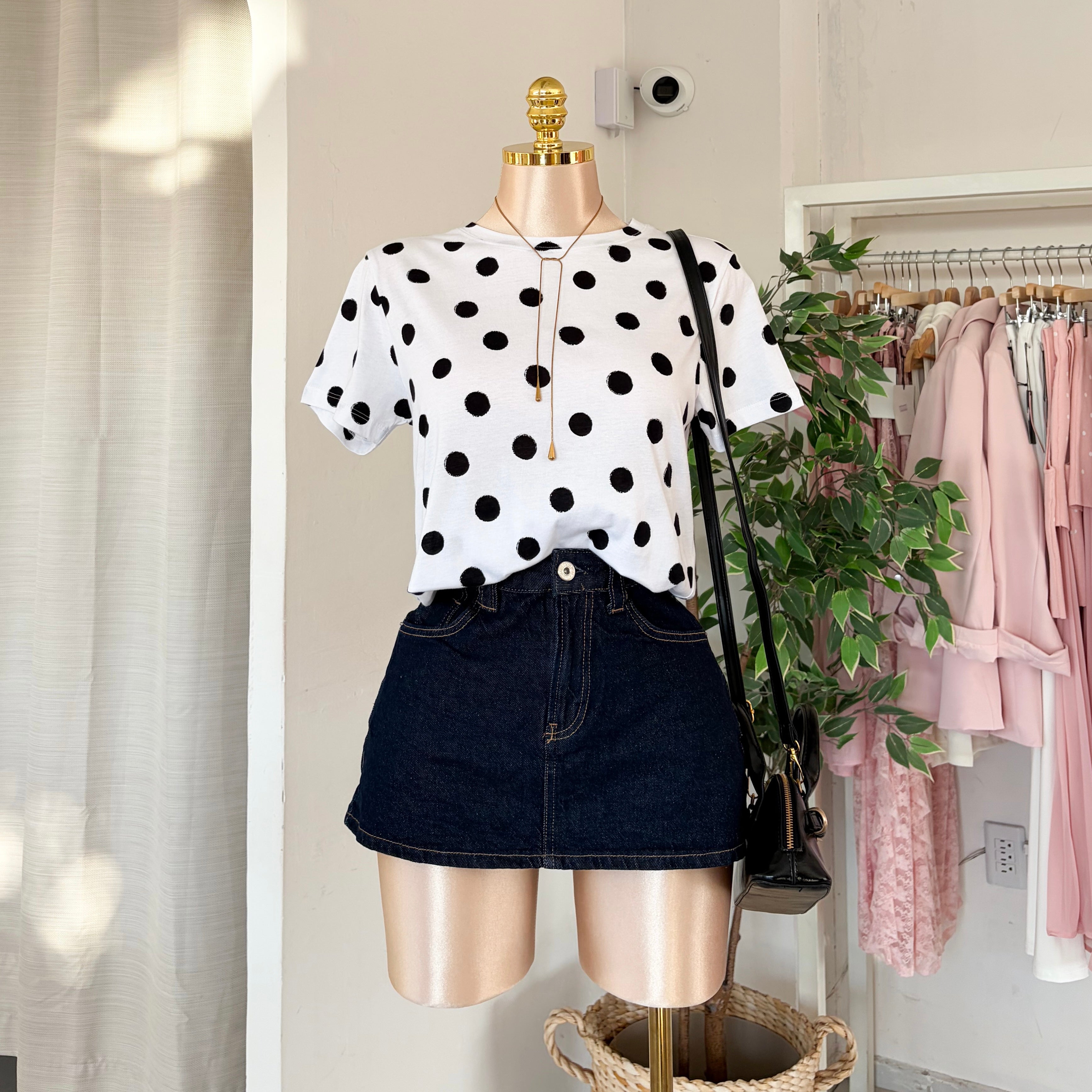 Playera boleada básica