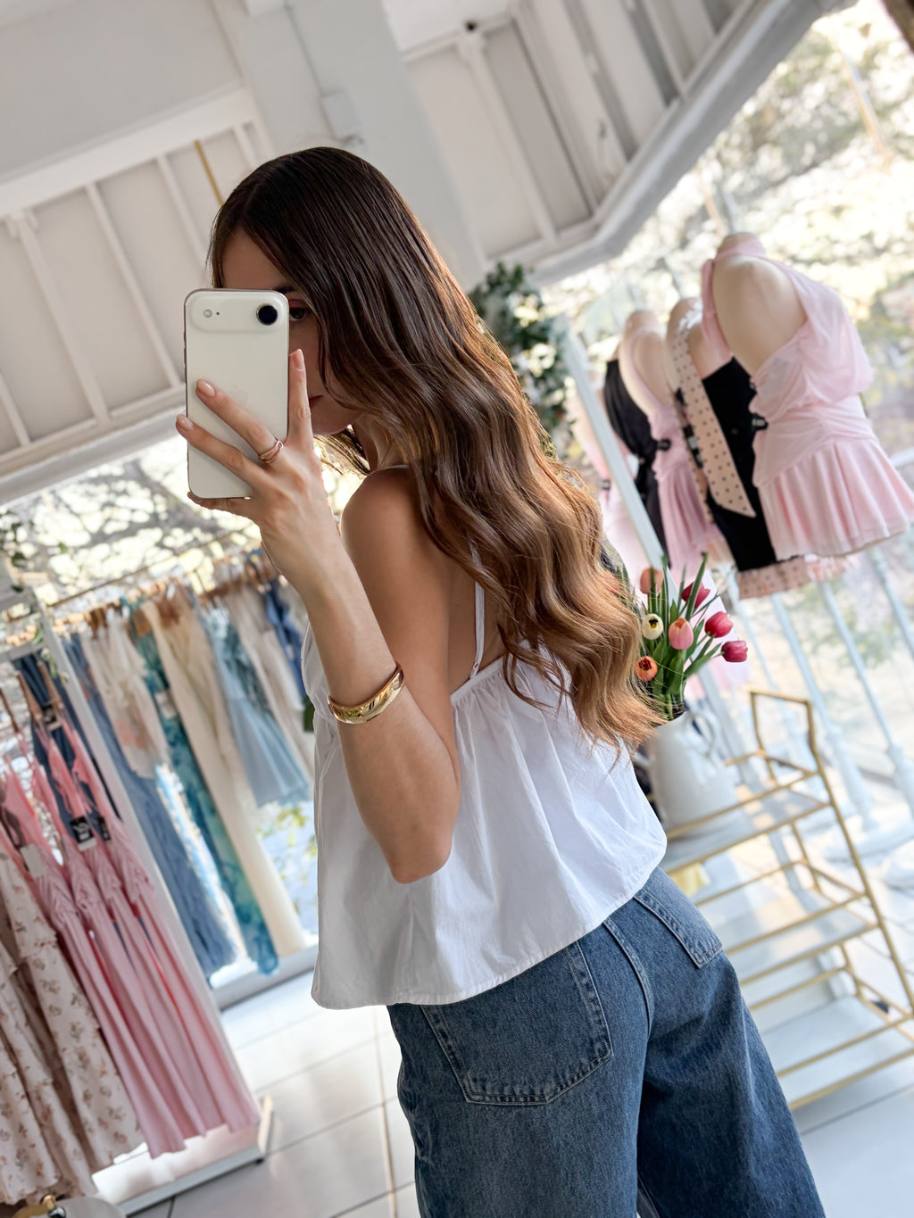 Blusa pecho ajustable