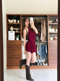 Vestido ojillos metálicos