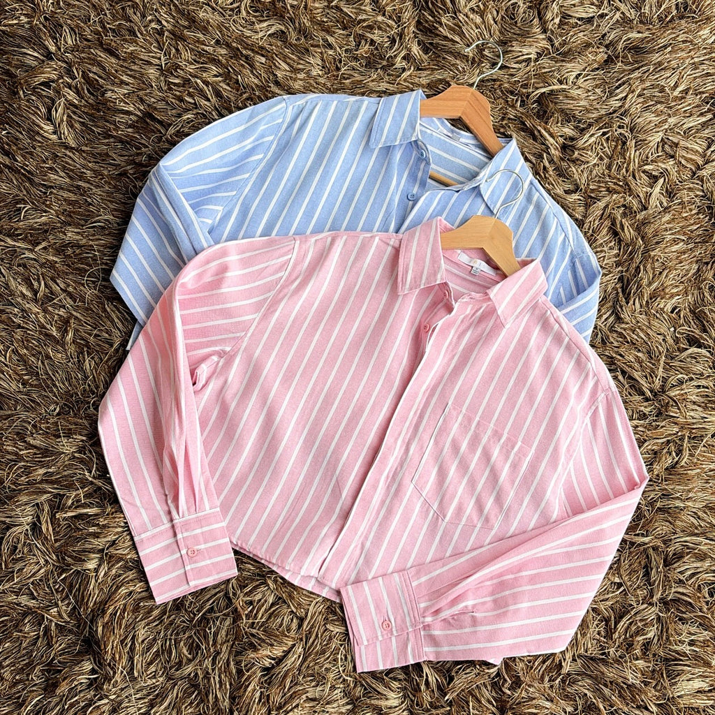 Camisa rayas botones