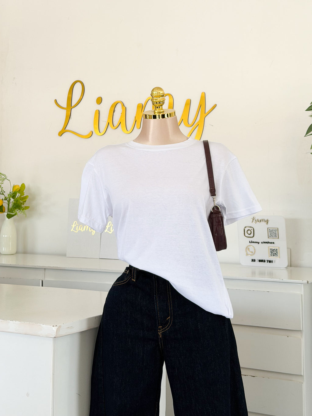 Blusa básica oversize