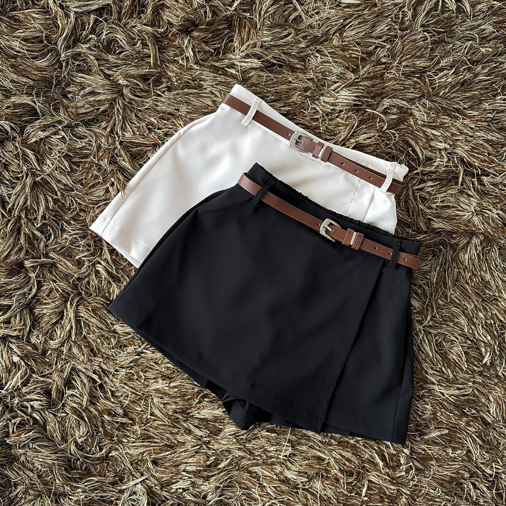 Falda short cinto