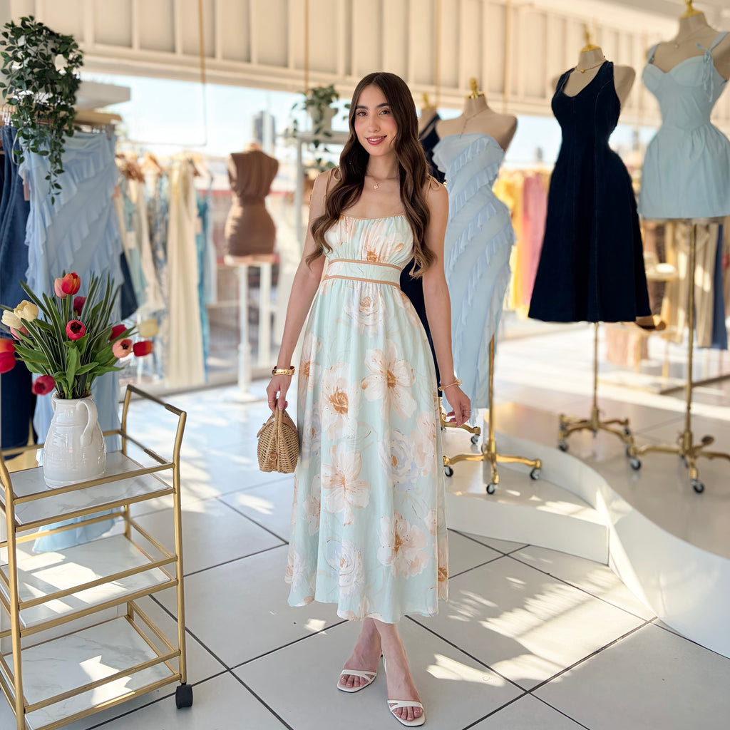 Vestido tirante jareta