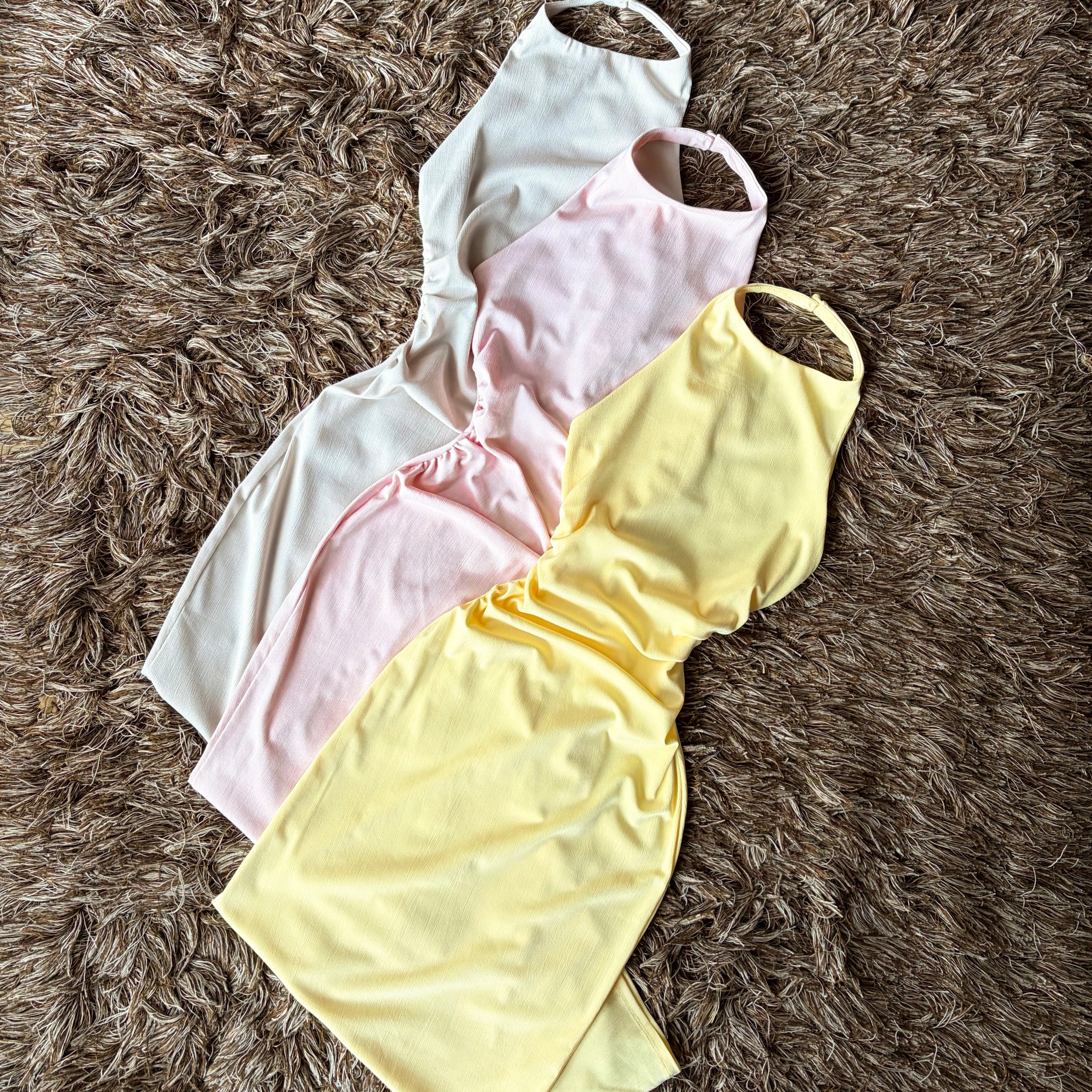 Vestido Halter largo