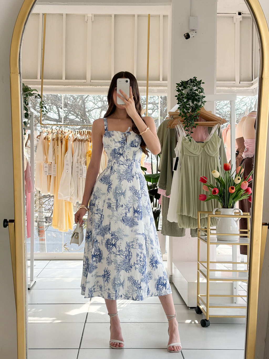 Vestido estampado selva