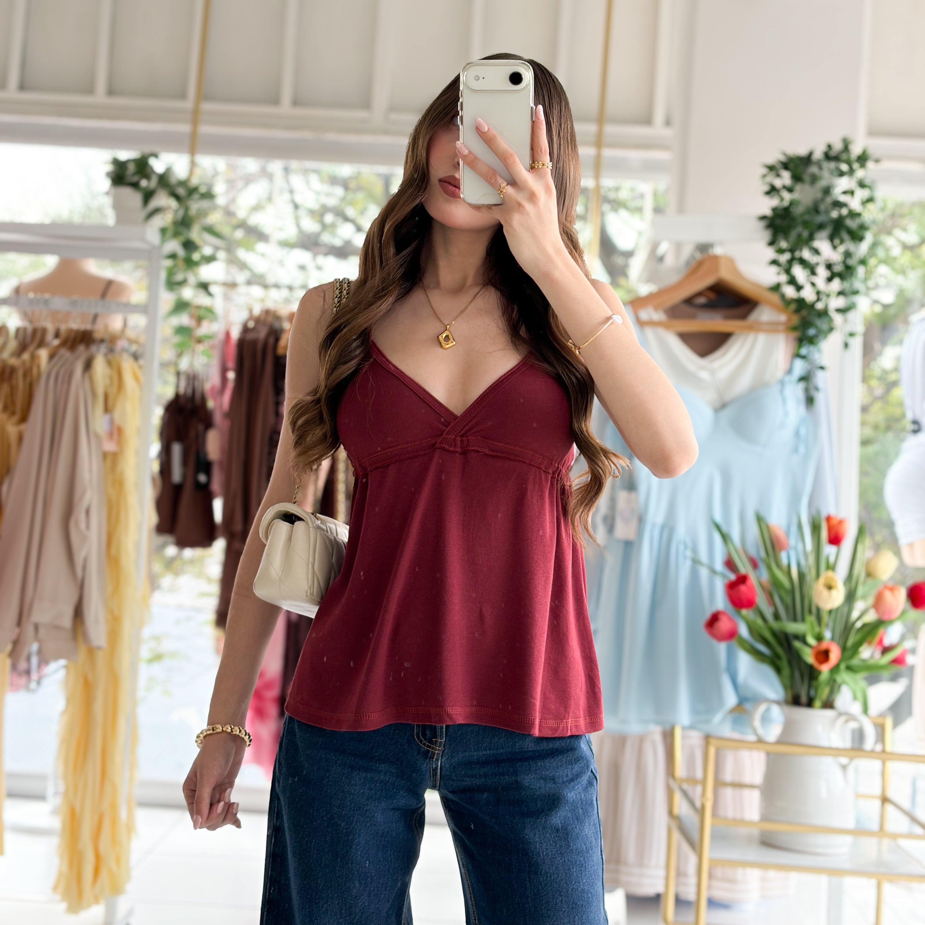 Blusa pecho vuelo