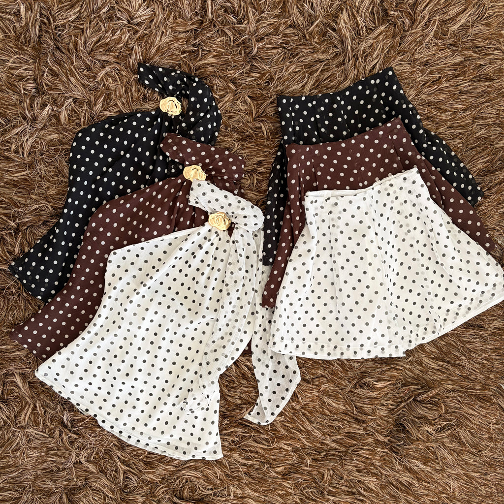 Set boleado hebilla cuello
