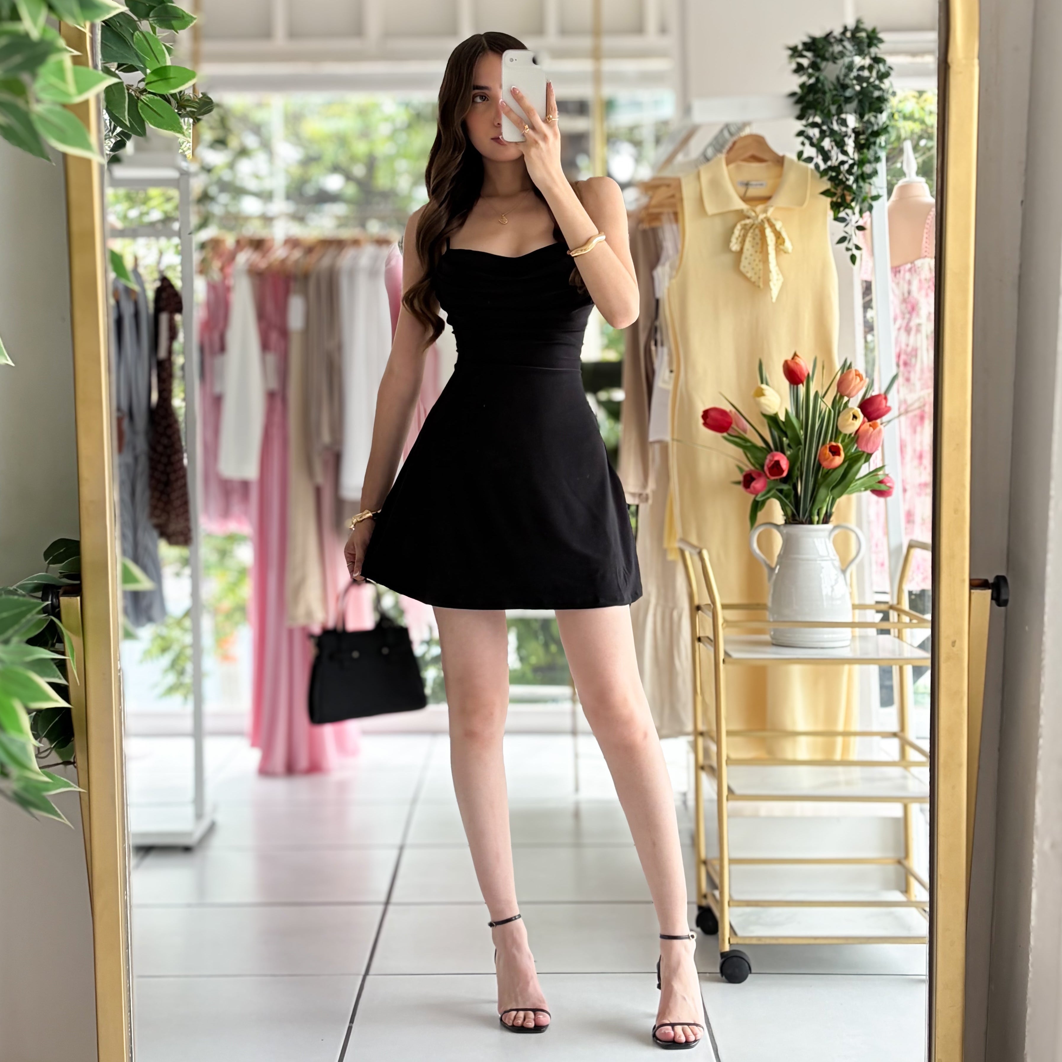Vestido copas vuelo