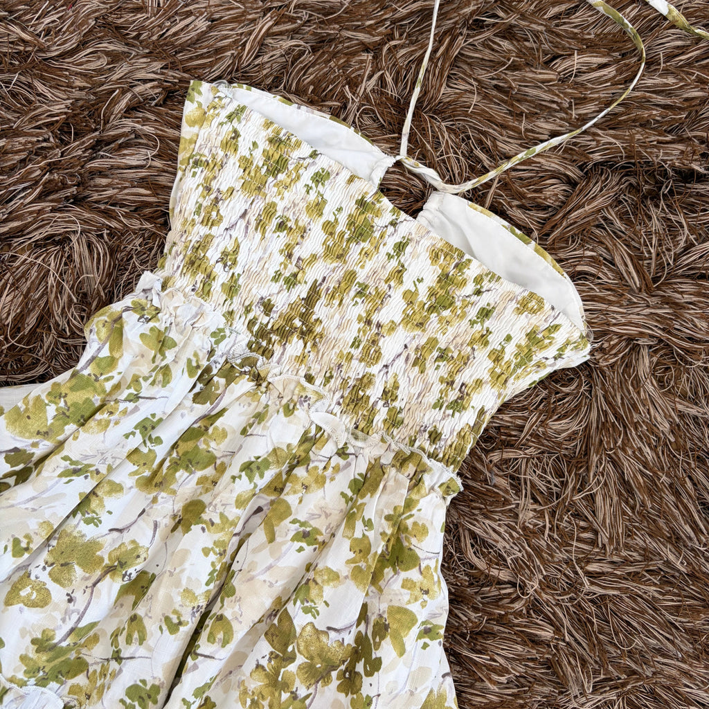 Vestido jareta flores