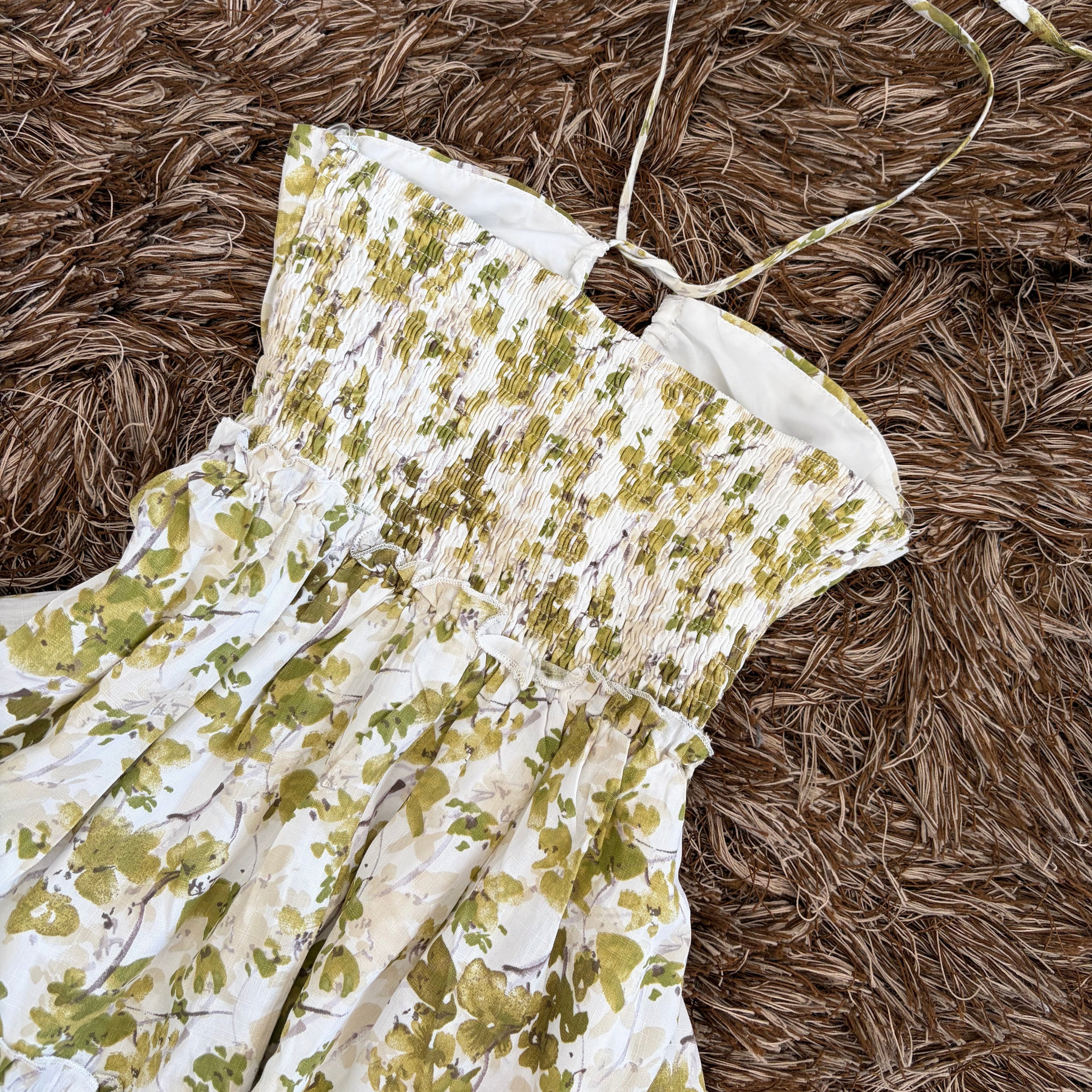Vestido jareta flores