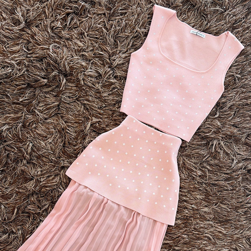 Set boleado falda