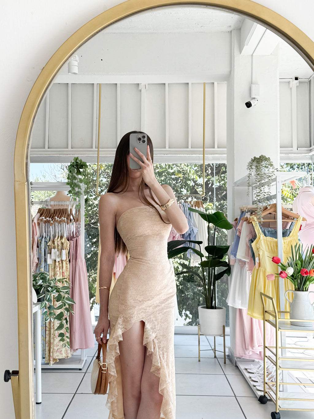 Vestido encaje olan