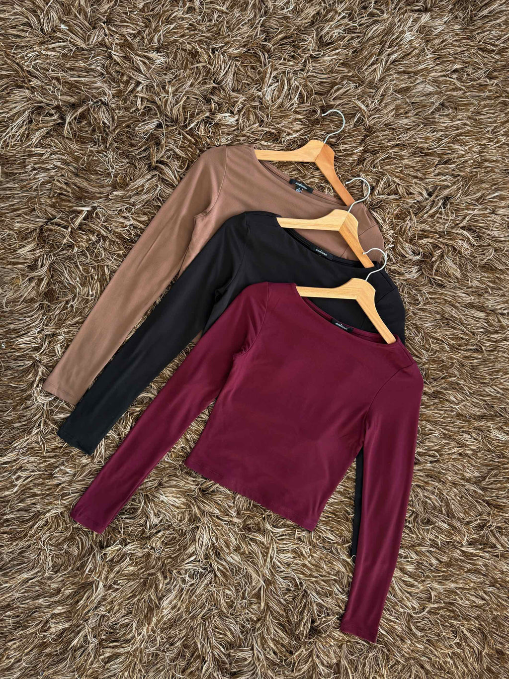 Blusa básica manga larga