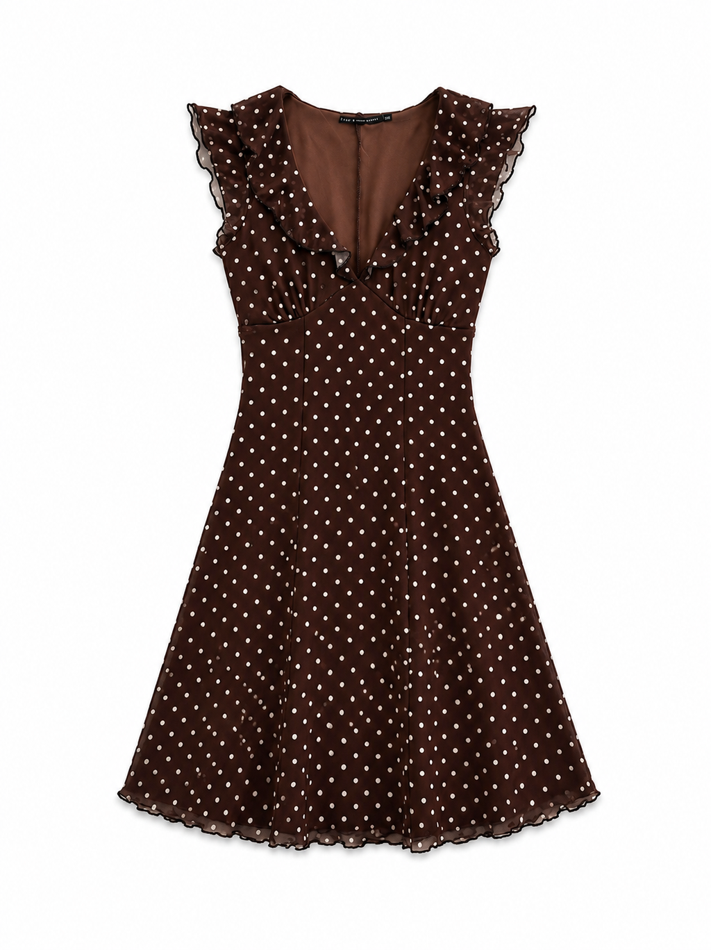 Vestido lunares Olán pecho