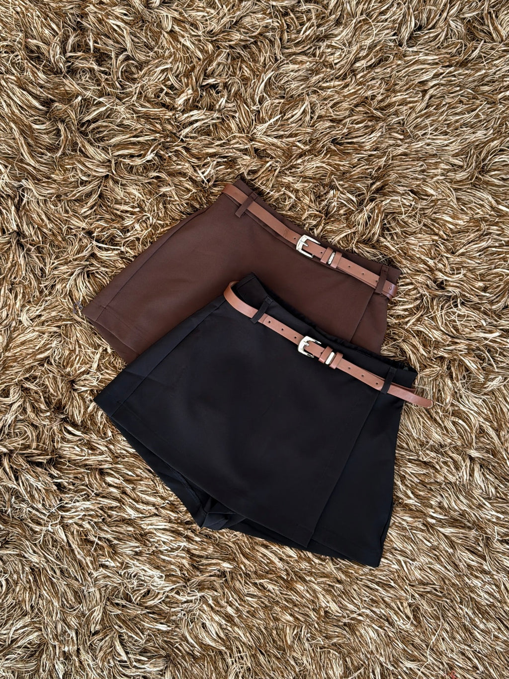 Falda short cinto