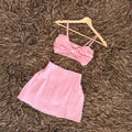 Set pecho moño